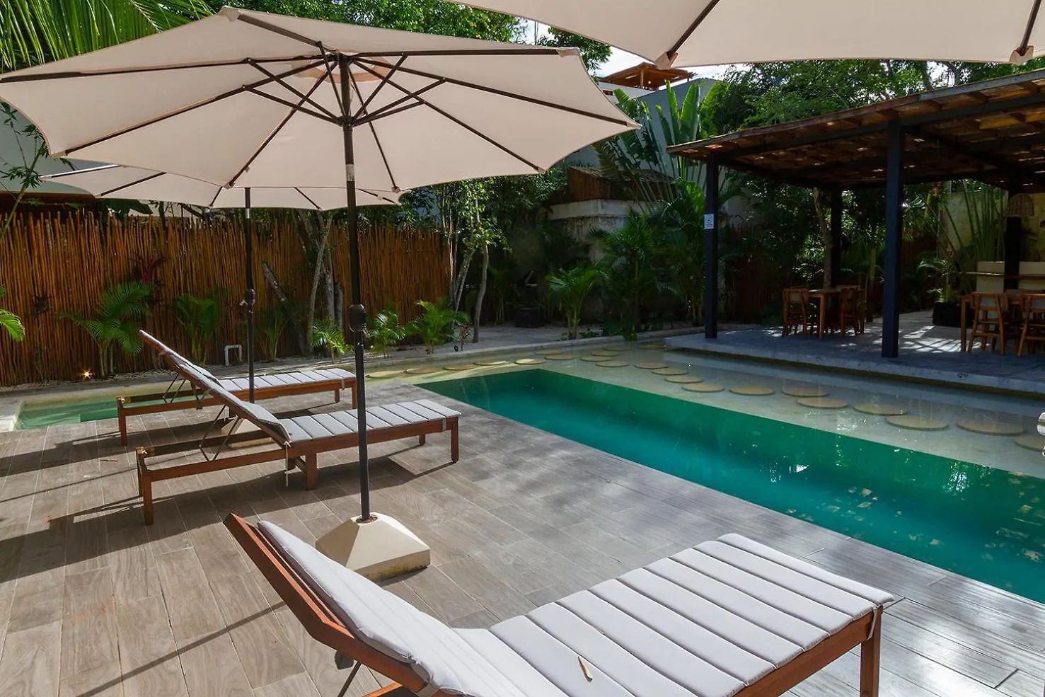 Illuminated Space & Private Pool Tulum Pueblo Mexico