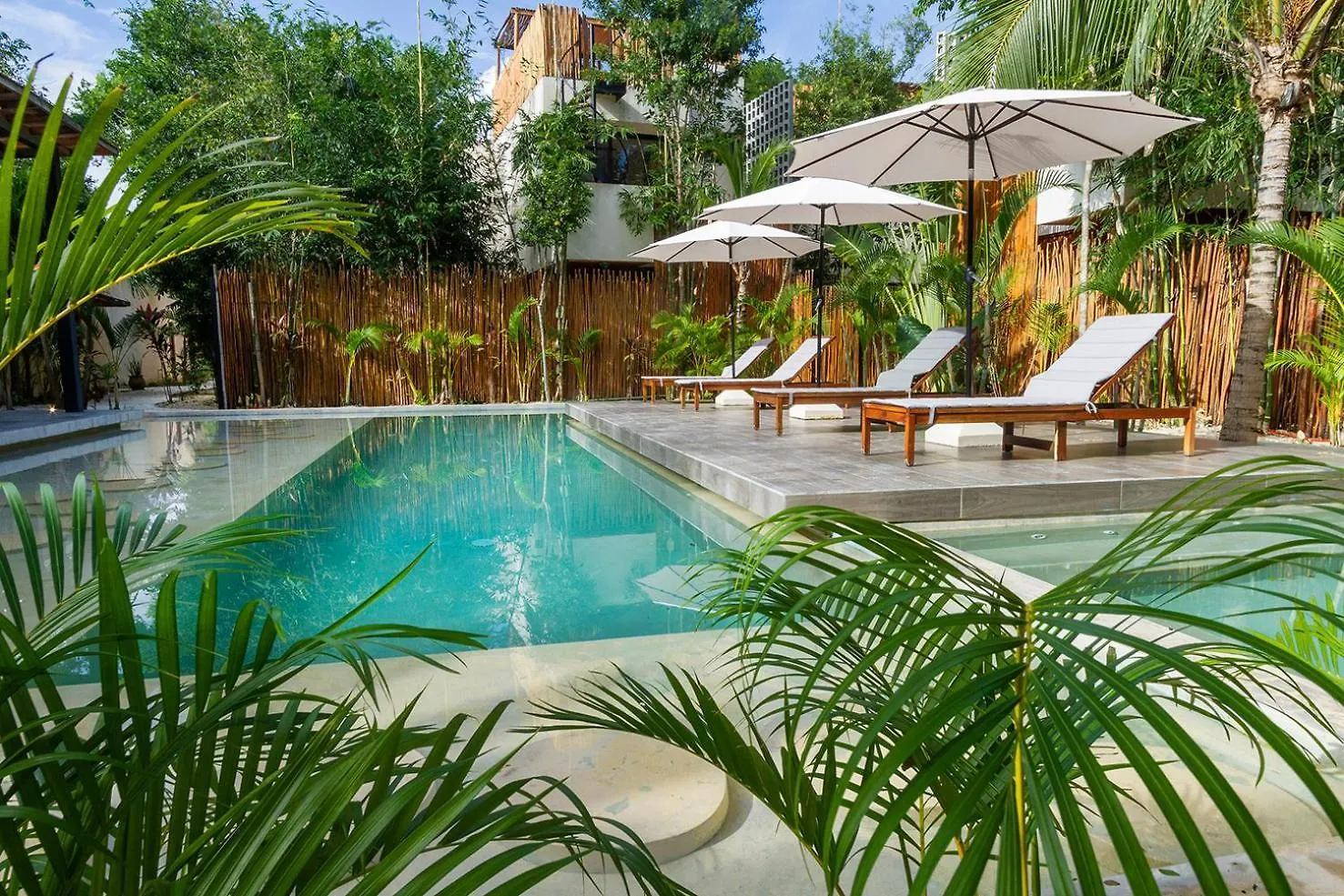 Illuminated Space & Private Pool Tulum Pueblo Mexico